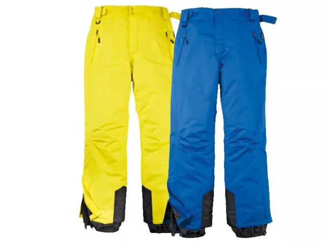 Herren Skihose gelb blau 48 50 52 54 Schneehose Sporthose Ski Hose Snowboard