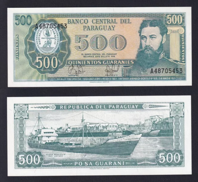 Banknotes Paraguay 500 Guaranies L.1952 (1995) P 212 Fds / UNC G-04