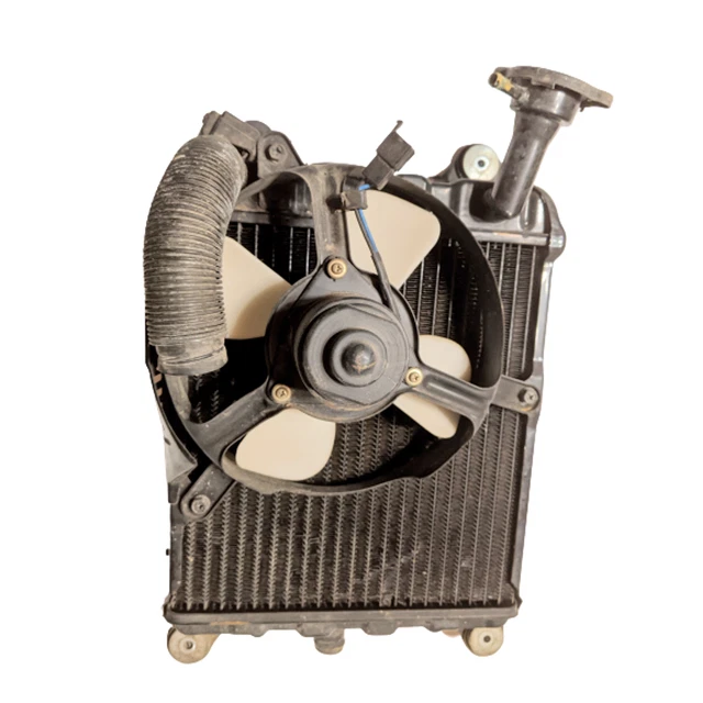 Honda Goldwing Radiator & Cooling Fan Motor Assembly, Upper Hose 1983 GL1100