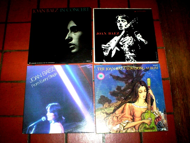 JOAN BAEZ ( 6 ) LP lot: LOVESONGS / FROM EVERY STAGE / SELF TITLED / IN CONCERT