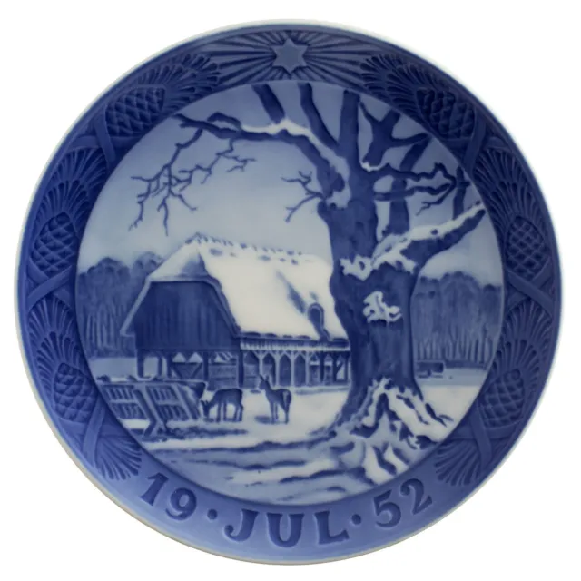 Royal Copenhagen Piatto da Collezione Natale 1952