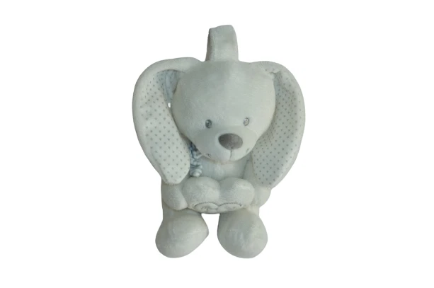 Doudou peluche musicale lapin Pommette