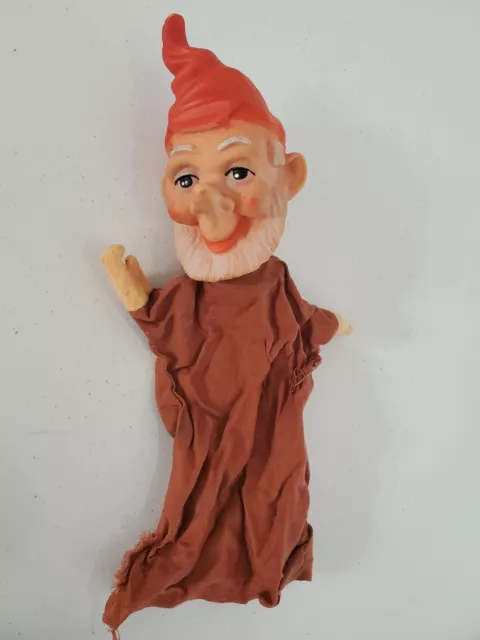 Vintage Hand Puppet Christmas Dwarf Elf Character Antique Collector