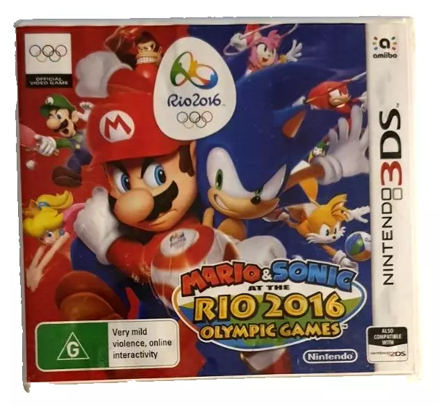 MARIO & SONIC AT THE RIO 2016 OLYMPIC GAMES Game for Nintendo 3DS Tested Working