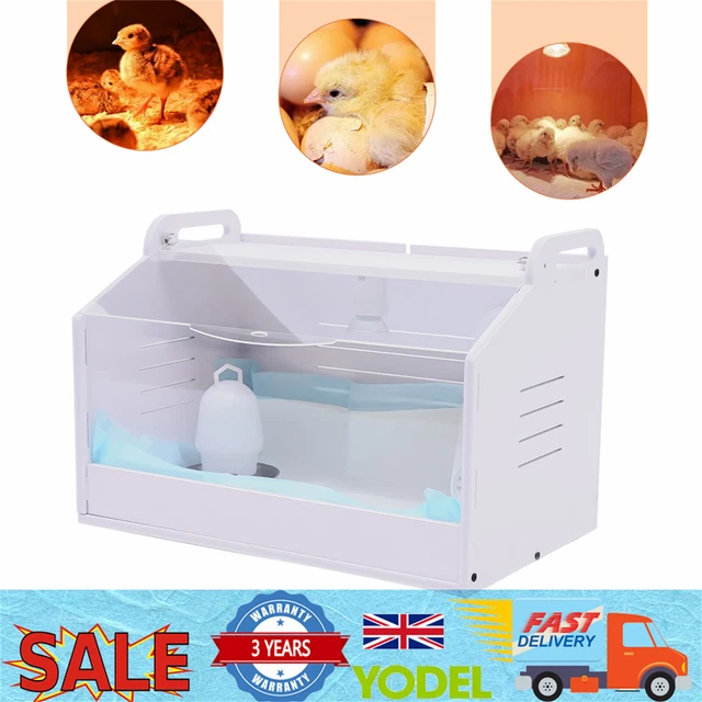 Chicken Incubator Chick Brooding Box, Reptiles Poultry Brooding Machine + Lamp