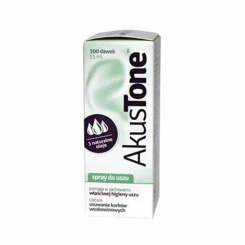 AKUSTONE OHRENSPRAY 15 ML OHRENHYGIENE Ohrenschmalzstöpsel Reinigung