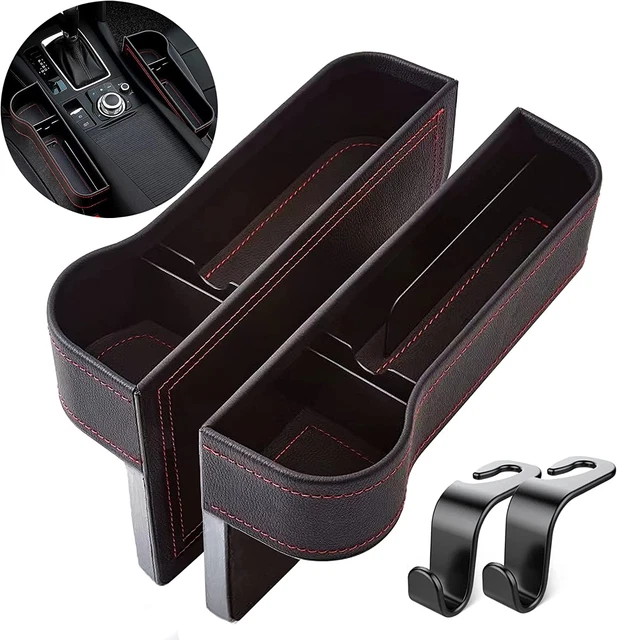 Car Seat Gap Filler Organizer and Storage Box, between Front Seat Auto Premium P