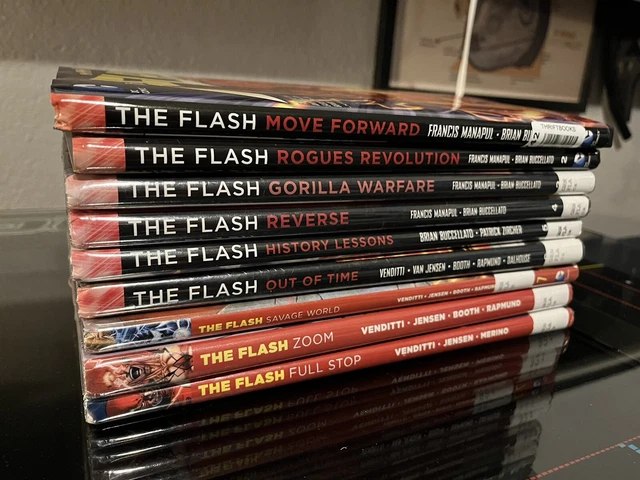 Lot of 9 The New 52! The Flash HC Graphic Novels EX-Library Vol.1-9