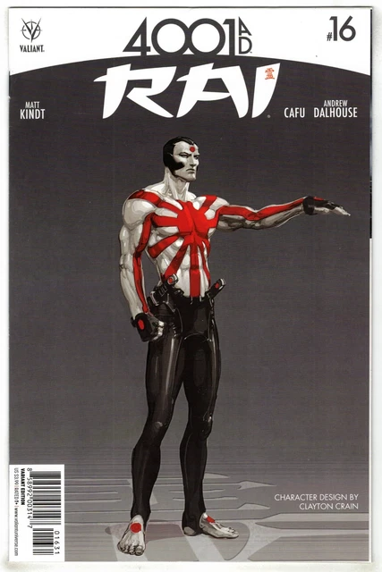 Rai #16 1:10 Clayton Crain Design Variant 4001 AD Valiant 2014 VF/NM