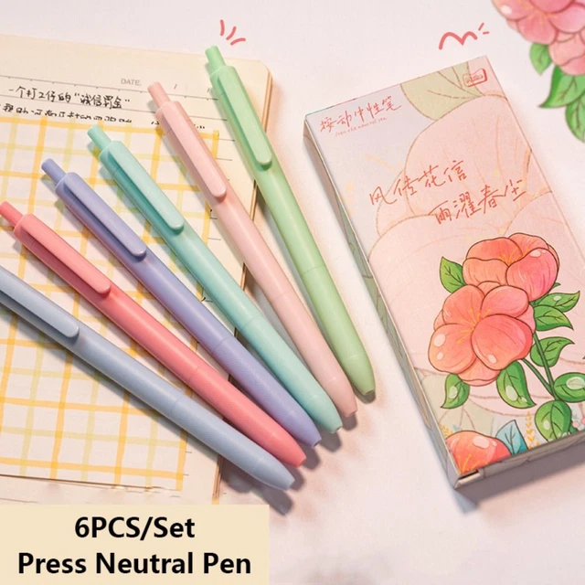Signatur Stift Gel-Stift Drücken Sie den neutralen Stift Kugelschreiber
