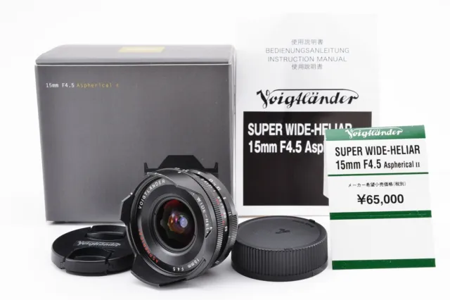 [Mint Box] Voigtlander SUPER-WIDE HELIAR 15mm F4.5 ASPH II Leica M VM Japan 586