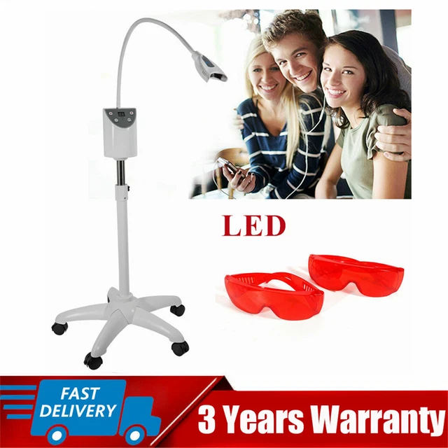 Máquina blanqueadora dental móvil lámpara blanqueadora acelerador de luz LED fría