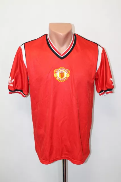 Manchester United Football Shirt Jersey Camiseta 1984 1985 1986 Home Size M Rare