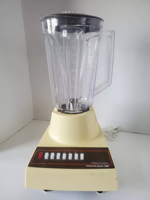 Vintage Hamilton Beach Scovill 7 Speed Blender Model 600-2