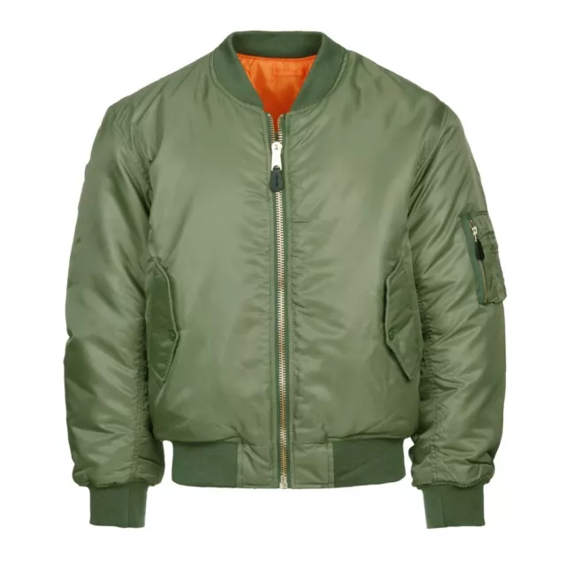 Bomber Verde Taglia S Giubbotto Modello Militare Giaccone Giubbino Di Volo Small