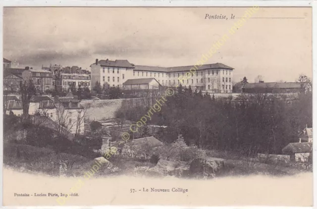 CPA 95000 PONTOISE the new College Edit LUCIEN