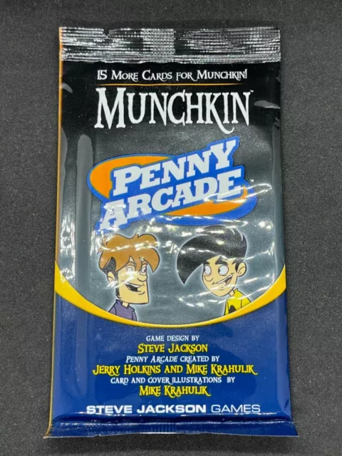 Munchkin Penny Arcade Expansion Booster Pack New Sealed