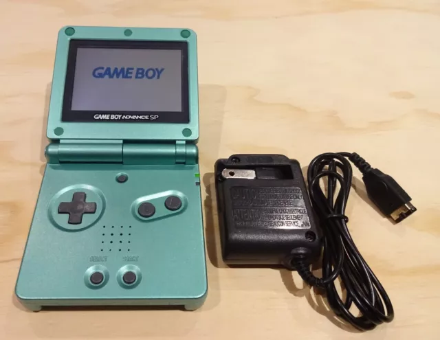 Nintendo Game Boy Advance GBA SP Pearl Green System AGS 001 NEW