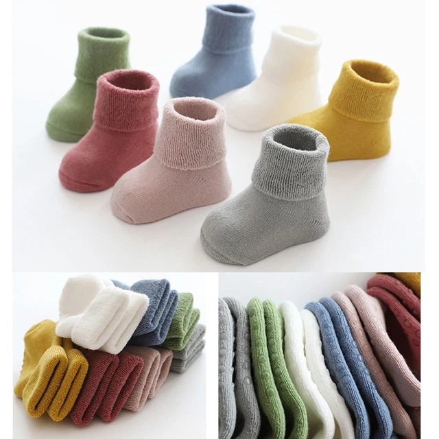 Caldo Baby Socks Scarpe per bambini Calzini di cotone Primi camminatori Stivali
