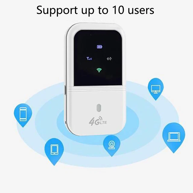 1x Wireless Unlocked 4G LTE Mobile Broadband Wifi Routers Portable Modem Hotspot