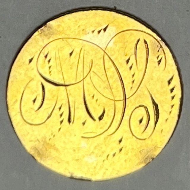 1849-1853 Type 1 $1 Liberty Gold Dollar: Love Token "MDS"  Ex Jewelry
