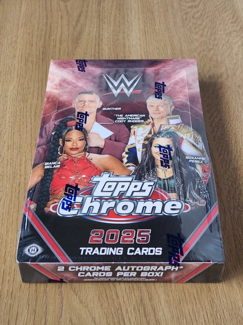TOPPS 2025 WWE Chrome Hobby Box 🔥 EUR 276,56 PicClick ES