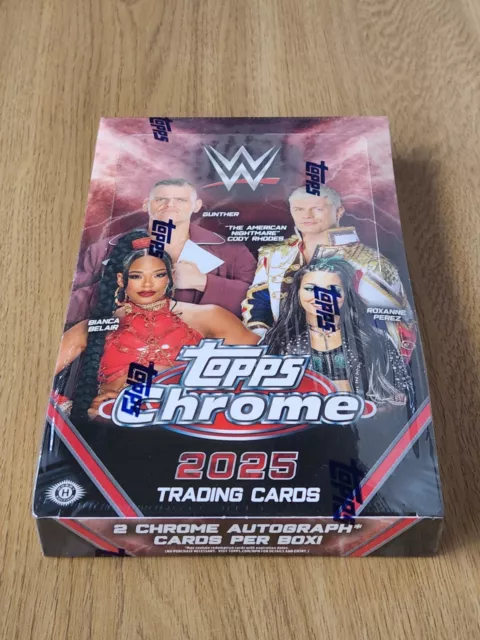 TOPPS 2025 WWE Chrome Hobby Box 🔥 £230.00 PicClick UK