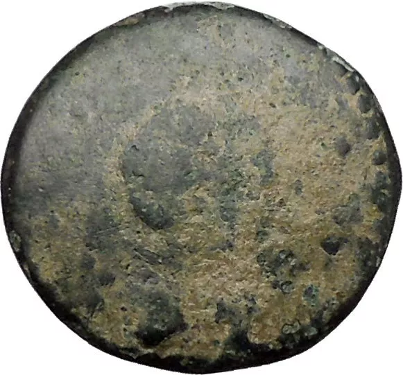 Macedonia during the Interregnum 320BC Ancient Greek Coin Medusa Helmet i31800 2