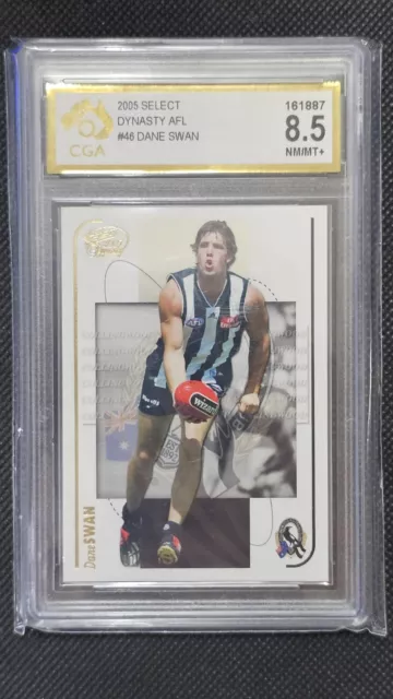 2005 Select Dynasty Dane Swan Graded CGA 8.5 Rare 3