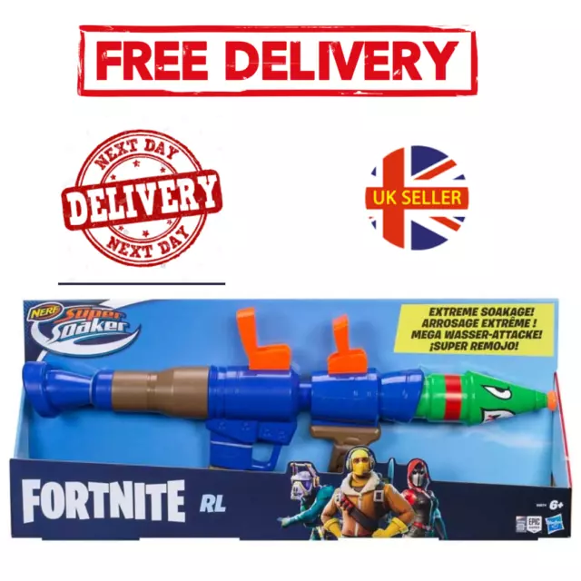FORTNITE RL NERF Super Soaker Water Blaster Extreme 9.3 Fluid