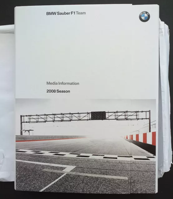 BMW Sauber F1 Team, Saison 2008, offizielle Pressesappe, Sammlerstück, 114 Seiten