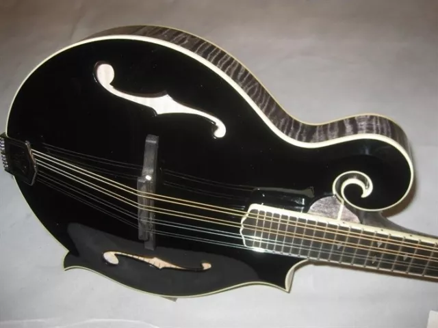 Weber Custom Mandolin Black Ice Mandoline, Yellowstone, Gibson Saiten