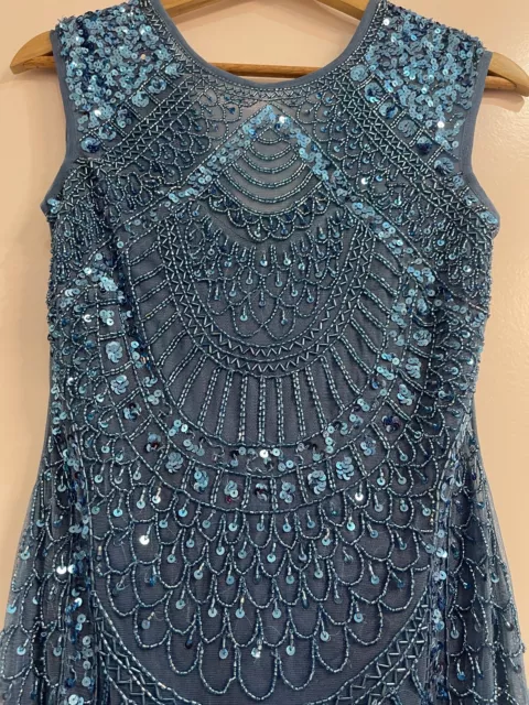 EXCLUSIVE Dress for Cocktail Party - Women's Fancy Dress with Sequin Fringe Bead