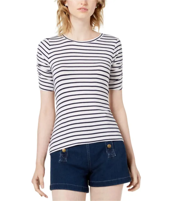 Maison Jules Womens Striped Basic T-Shirt