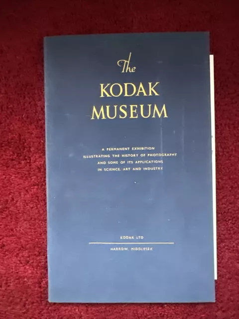 Vintage Photographic Ephemera The Kodak Museum Catalogue and Guide