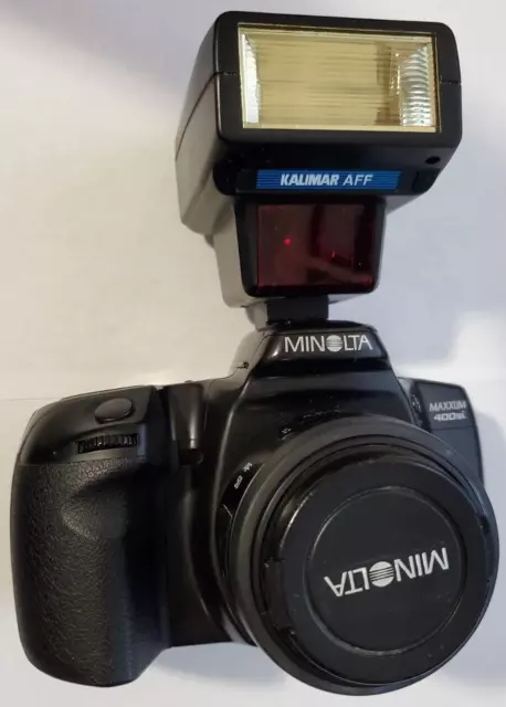 Minolta Maxxum 400SI 35mm SLR Film Camera - untested very clean