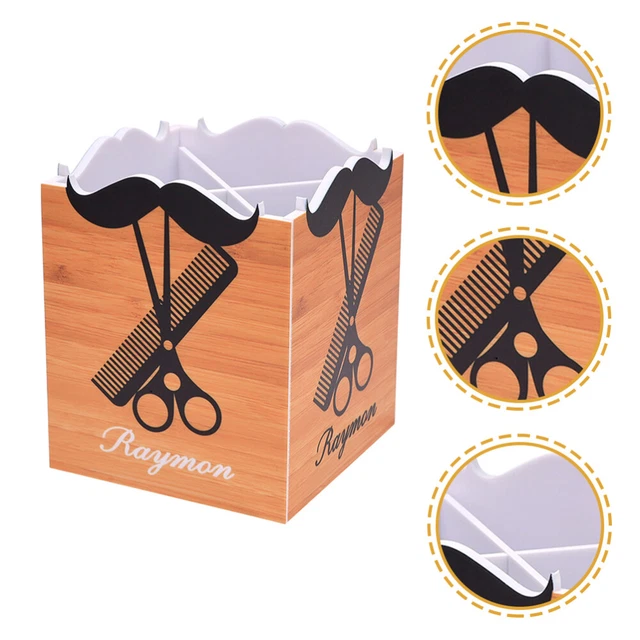 Strumento per parrucchiere barbiere forbice storage box pettini clip clip contenitore - a confronto