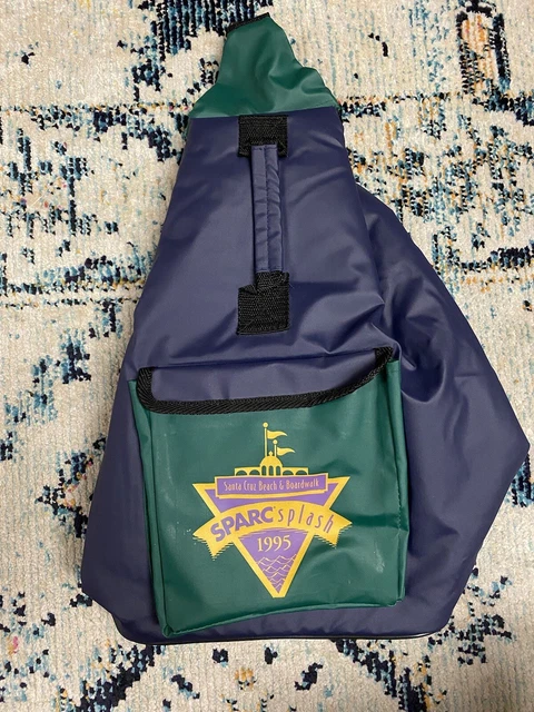 Rare Vintage Koozie Backpack 90s Cooler Santa Cruz Beach & Boardwalk SparcSplash