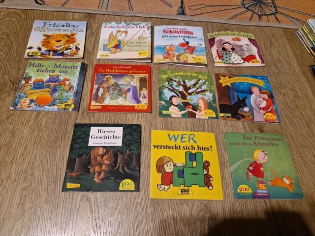 Small bundle of GERMAN baby/toddler Mini Books/ Pixi Bucher x 11 (Lot 1)