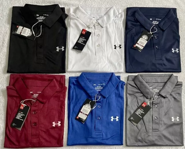 Under Armour Ua Herren Performance 2.0 Stretch Heat Gear Golf Poloshirt L, Xl