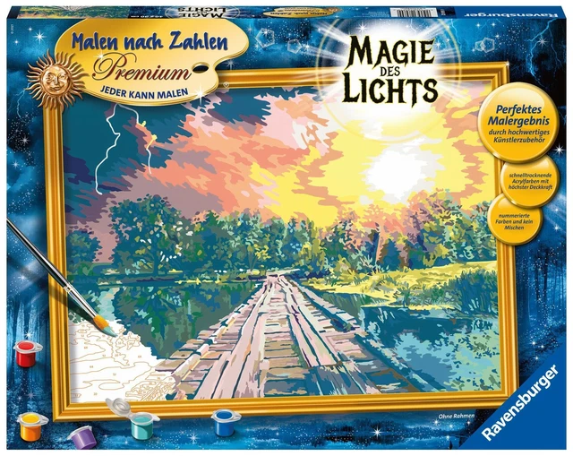 Ravensburger Malen nach Zahlen 28989 - Magie des Lichts -ab 14 Jahren Spiel 2021