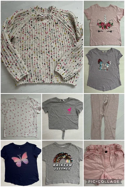 Girls pretty clothing bundle t-shirts Gap, Next Age 8 Years