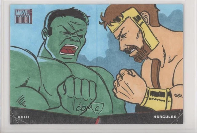 2020-21 Upper Deck Marvel Annual 1/1 Angelika Rasmus #BB14.4 Auto Sketch 0o04