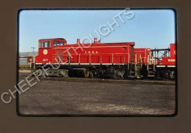 Original '75 Kodachrome Slide TRRA St. Louis Terminal Railroad 1517 SW1500 37A60
