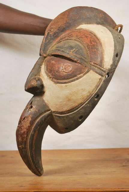 African Tribal Art,amazing Luba  mask from Katanga region  DRC .