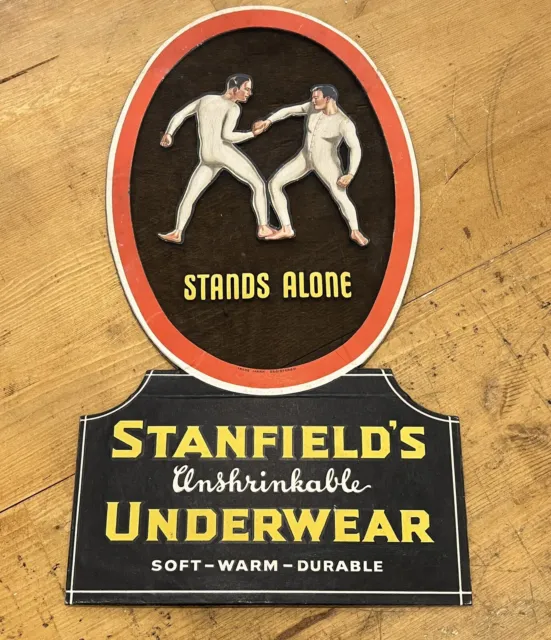 Vintage Stanfield's Underwear advertising sign