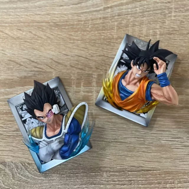 Anime Fridge Magnets Figure Dragon Ball Vegeta Goku PVC Action Figure Toys