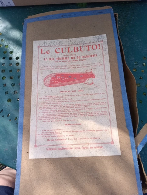 Jeu De Comptoir Ancien Culbuto – Flipper De Table – Bistrot Rétro