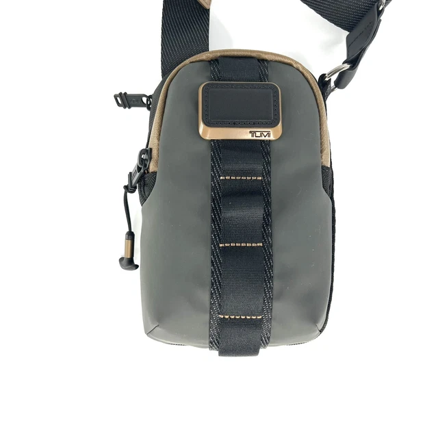 TUMI Field Crossbody Small Sling Bag Obsidian