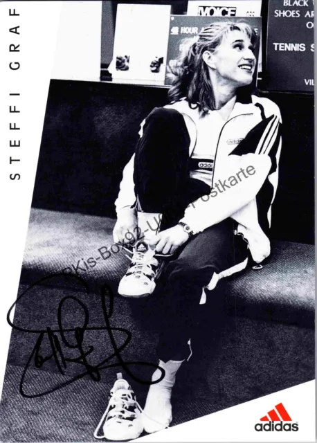 Original Autogramm Steffi Graf /// Autogramm Autograph signiert signed signee Gr
